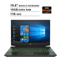 2020 Newest HP Pavilion 15.6 Inch FHD 1080P Gaming Laptop (AMD Ryzen 5 3550H up to 3.7 GHz, GeForce GTX 1050 3GB, 16GB DDR4 RAM, 1TB SSD, Backlit KB, WiFi, HDMI, Windows 10)