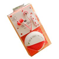 Cute Girl Earbuds/Earphones with Micro Storage Box for Kids Child Call Gifts Earphone Cartoon Fruit Watermelon Earphones with Case,Red