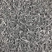 Worlds Crinkle Cut Paper Shred for Packing Filler Gift Wrap Basket Filler Colored Crinkle Paper 8OZ Gray