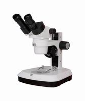 BestScope BS-3300B Binocular Stereo Zoom Microscope, 10x Eyepieces, 7x-46x Magnification, 0.7x-4.6x Zoom Objective, Greenough Optical System, Upper and Lower LED Illumination, Fixed Stage, 110V