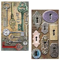 World Buyers Decorative Matches, Lock and Key, Set of 2 Matchboxes