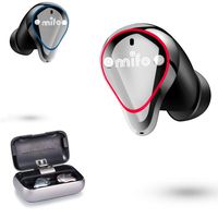 Wireless Earbuds,mifo Wireless Earbuds， Mifo O5 Bluetooth 5.0 Wireless Headphones, Unit Full Frequency HiFi, 3D Stereo Sound, IP67 Waterproof Headphones, Noise Reduction Earbuds Sports(Silver Gray)