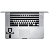 Ankh Cross Egyptian Symbol Vinyl Sticker Laptop Keyboard Inside Corner iPhone Cell Decal (3.5" Wide)
