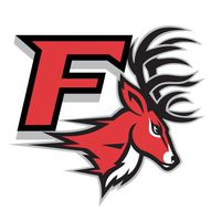 Fairfield Stags OriginalStickers0288 Set Of Two (2x) Stickers , Laptop , Ipad , Car , Truck , Size 4 inches on Longer Side