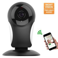 Home Security Camera System, M WAY HD 960P Wireless IP Camera Support 2.4GHz WiFi, Day/Night Vision, Indoor Cam for House, Baby, Pet Security Black