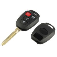 Key Fob Keyless Entry Uncut Remote Shell Case & Pad fits Toyota 2012-2014 Camry HYQ12BDM