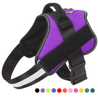Bolux Dog Harness, No-Pull Reflective Breathable Adjustable Pet Vest with Handle for Outdoor Walking - No More Pulling, Tugging or Choking