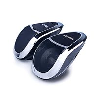 DEALPEAK 12V Motorcycle Bluetooth MP3 FM Audio Radio Sound System Stereo SUPER BASS Speakers With Inbuilt Amplifier Waterproof (Color : Silver)