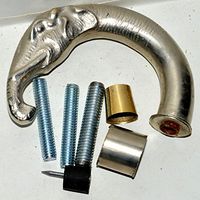 Collectible Antique Brass Elephant Designer Handle Walking Stick Designer