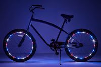 Brightz WheelBrightz LED Bicycle Wheel Accessory Light (2-Pack Bundle for 2 Tires), Patriotic