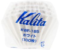 Kalita 22212 KWF-185 Wave 185 (100P) Paper Filter, Size, White