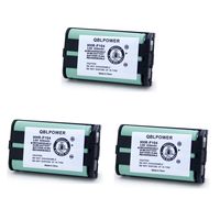 QBLPOWER 3.6V 830mAh Ni-MH HHR-P104 HHRP104 HHR-P104A Type 29 Cordless Phone Battery Replacement Compatible with Panasonic KX-TGA520M KX-FG6550 KX-FPG391 KX-TG2388B KX-TG2396 KX-TG2300 (3 Pack)