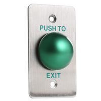 UHPPOTE Stainless Steel Panel Push to Exit Button for Door Access Control (Rectangle)