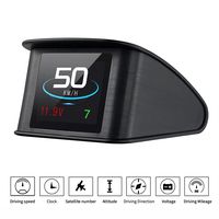 TIMPROVE T600 Universal Car HUD Head Up Display Digital GPS Speedometer with Speedup Test Brake Test Overspeed Alarm TFT LCD Display for All Vehicle