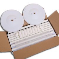 NW 1776 2-Pack 5.25 Feet Height Balloon Column Base/Simple Arch/Stick/Plastic Poles+30pcs Balloon Rings Balloon Column Wedding Decorations Event Party Supplies Garden Decorations