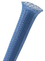 1.25" PET Expandable Braided Sleeving - Color: Blue - Length: 50FT