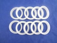 MISOL 10 pcs of white silicon sealing ring sealing loop for vacuum tube 58mm, for solar water heater