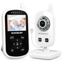 Video Baby Monitor with Camera and Audio - Auto Night Vision,Two-Way Talk, Temperature Monitor, VOX Mode, 8 Lullabies, 960ft Range and Long Battery Life by GoodBaby