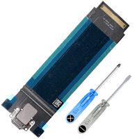 MMOBIEL Dock Connector Compatible with iPad Pro 12.9 Inch 2015 (Black) Charging Port Replacement Flex Cable incl Screwdriver