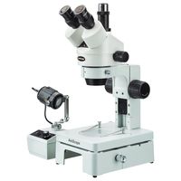 AmScope SM-2T-EB 7X-45X Trinocular Stereo Zoom Embryonic Microscope