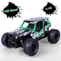 STOTOY RC Truck Remote Car,High Speed Off Road Monster Truck-1/16 Scale 2WD 2.4Ghz Radio Controlled Electric Truggy-Best Gift for Kids, Green