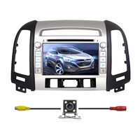 BlueLotus® In-dash 7" Car DVD GPS Navigation for Hyundai Santa Fe 2007 2008 2009 2010 2011 2012 w/Tv Radio Bluetooth RDS Sd/usb Av + Reverse Car Rear Camera + Free USA Map