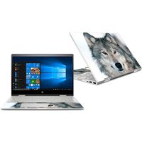 MightySkins Skin Compatible With HP Envy x360 Convertible 15" (2018) - Wolf | Protective, Durable, and Unique Vinyl Decal wrap cover | Easy To Apply, Remove, and Change Styles | Made in the USA