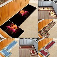 TbpersicwT Home bedroom carpet door mat, Flamingo Octagon Bear Bathroom Anti-slip Doormat Floor Mat Rug Living Room Decor - 4060cm 3