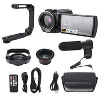 PBZYDU Video Sport Camcorder, HDR-AE8 4K HD 16X WiFi Digital Video Camera 3.0inch Touch Screen Night Vision(#1)