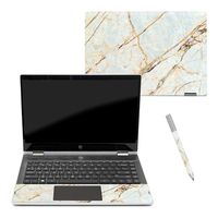 Mightyskins Skin Compatible with Pavilion X360 14" (2018) - Antique Marble | Protective, Durable, and Unique Vinyl Decal Wrap Cover | Easy to Apply, Remove, and Change Styles | Made in The USA