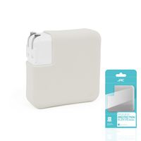 JRC Premium Charger Protector, Ultra Thin and Soft Silicone Charger Protective Case for MacBook 12 inch A1534 and Newest MacBook Air 13-inch 13.3" A1932 (October 2018 Released)-- Fluorescence