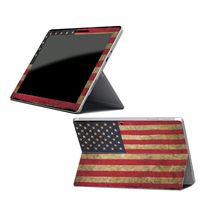 Mightyskins Skin Compatible with Microsoft Surface Go - Vintage Flag | Protective, Durable, and Unique Vinyl Decal Wrap Cover | Easy to Apply, Remove, and Change Styles | Made in The USA