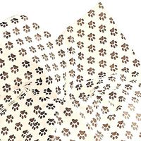 Jasmine Flowers On Burgundy Floral Art DIY Crafts Tissue Paper for Gift Wrapping 20"X30" 5 Sheets