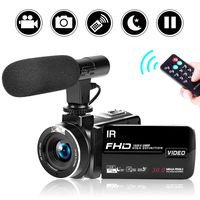 Camcorder Video Camera Full HD 1080P Night Vision Camcorder Vlogging Camera Blogging Camera 16x Digital Camera Vlog Video Camera
