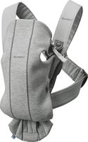 BABYBJÖRN Baby Carrier Mini, 3D Jersey, Light Gray