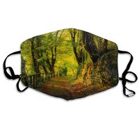 Zafmask Unisex Woods Mountain Trails Fall Winter Breathing Mask Anti-Pollution Cycling Mouth Face Mask