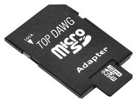 Top Dawg 32 GB Micro Class 10 SD Card with Adapter, Black, ultra-compact (TD32GBMSD)