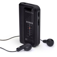 Memorex MR4240 Portable AM/FM Pocket Radio, Black