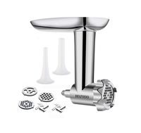 Metal Food Meat Grinder Attachment for KitchenAid Stand Mixers - Included Sausage Stuffer Accessory