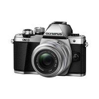 Olympus OM-D E-M10 Mark II Mirrorless Camera with 14-42mm II R Lens (Silver)