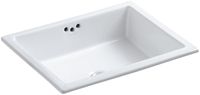 KOHLER K-2330-0 Kathryn Under-Mount Bathroom Sink, White