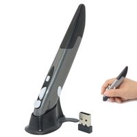 FashionLive Wireless Optical Pen Mouse 2.4GHz Handwriting PPT Mice with USB Receiver Web Scrolling Smart Mose Pen for Business Office PC Computer Laptop Notebook MacBook