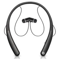 Bluetooth Headphones, BestOnly Wireless Neckband Headset Stereo Earbuds (Black)