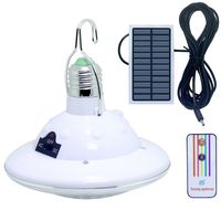 LISOPO 22LED Solar Remote Control Lights,Portable Outdoor Solar Lamp Hooking Garden Camp Emergency Lighting Chandelier