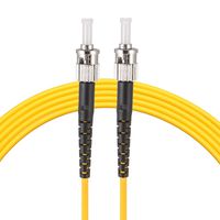 uxcell 3M 10Ft ST to ST Duplex Fiber Optic Cable Jumper Optical Patch Cord ST-ST 2pcs