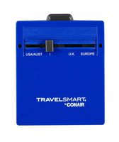 Travel Smart by Conair USB Charger for Worldwide Use, Blue, One Size