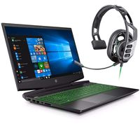 HP Pavilion 15.6" IPS FHD Gaming Laptop, Core i5-9300H, 32GB RAM, 1TB SSD+2TB SSHD, GTX 1050, 4-Cores up to 4.10 GHz, Backlit, RJ-45 LAN, Pro Gaming Headset, Bluetooth, USB-C, B&O, Webcam, Win 10