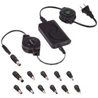 RETRAK ETCHGSLIM Ultraslim Universal Ultrabook(TM), Notebook & Netbook Charger with Micro USB Cable consumer electronics