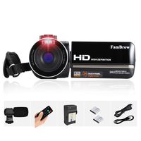 Video Camera for YouTube Vlog, Digital Camcorder FHD 1080P 60FPS 24MP Touch Screen IR Night Vision with Microphone 16X Zoom
