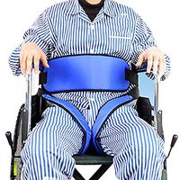 BIHIKI Wheelchair Seat Belt, Adjustable Wheelchair Safety Harness Wheelchair Strap Belt,Safety Harness Strap Anti-Slip Positioning Band for Patient Bound Prevent Patient Forward Sliding